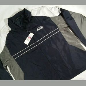 NWT Seattle Seahawks XL Windbreaker Jacket